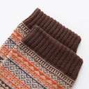 Cozy Retro Sheep's Wool Men's Socks for Trendy Winter Warmth