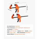 Inch Heavy Parallel Bar Clamps Pcs
