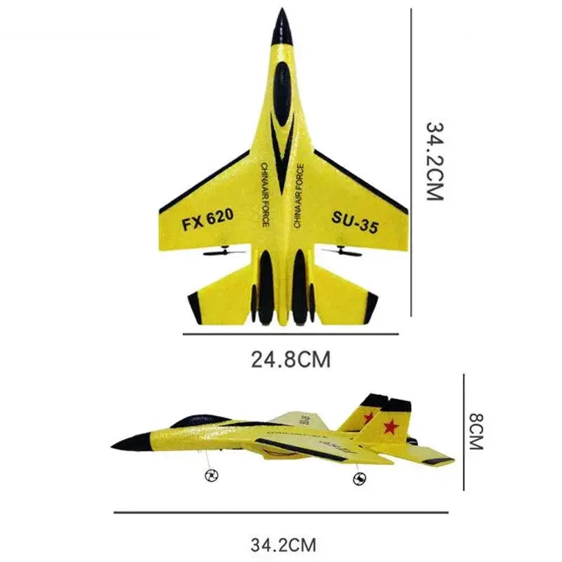SU35 RC Glider Drone for Kids Ready to Fly Wingspan