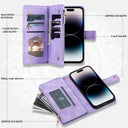 Luxury Zipper Wallet Case - Secure Card Storage