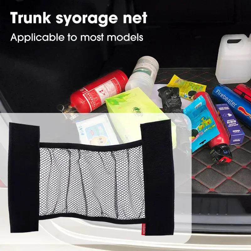 Car Trunk Mesh Organizer for Neat Storage Solutions