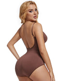 Seamless Backless Bodysuit Shapewear for Women Tummy Control