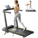 Portable Folding Treadmill With 12 Incline Under Desk Pad Elevate
