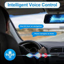 UHD Dash Cam Mirror for Safer Driving With CarPlay