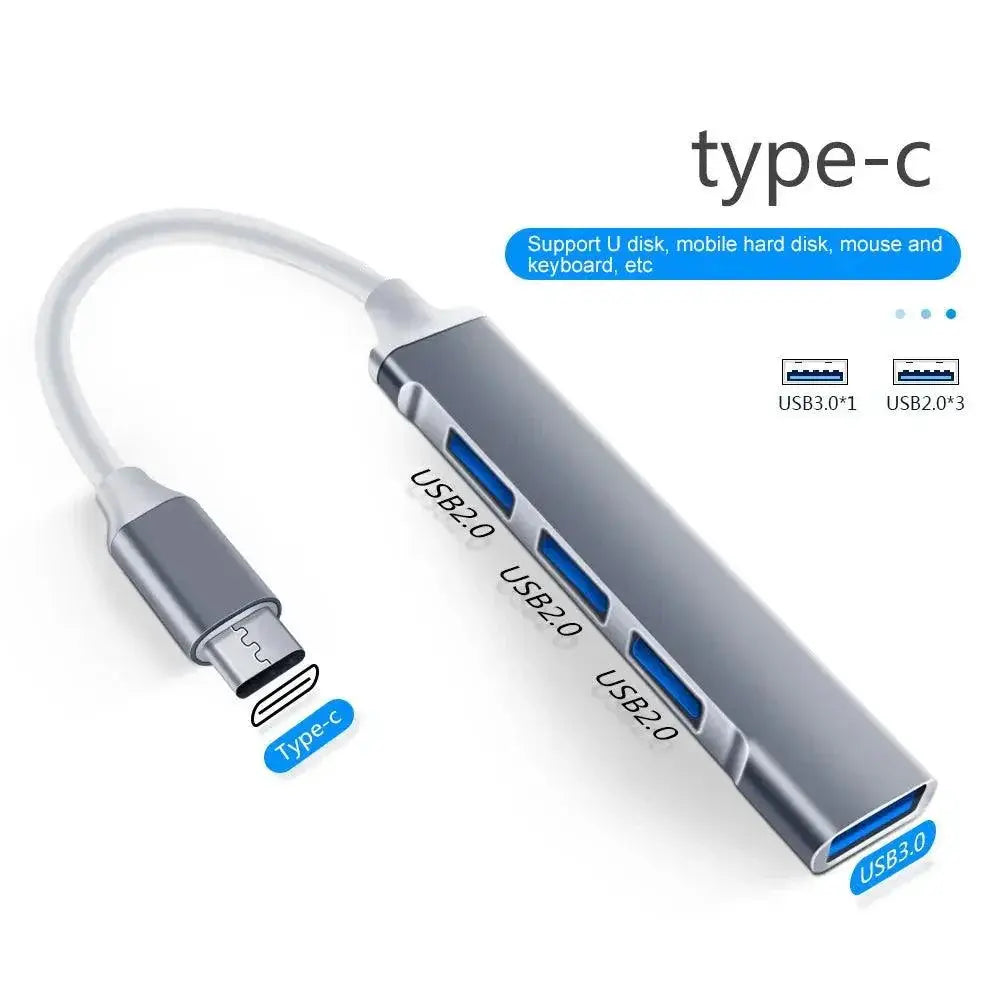 USB C Hub Multi Splitter Seamless Connectivity Upgrade Tool
