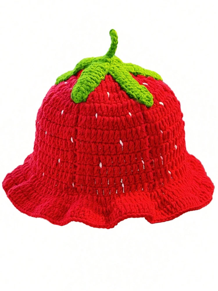 Ruffle Knit Winter Hat