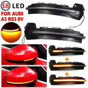 Audi A3 8V S3 RS3 LED Dynamic Turn Signal Light For Side Mirror 2014 To 2020