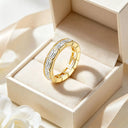 Stunning Emerald Cut Moissanite Ring