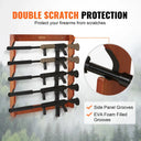 SucceBuy Wood Gun Rack Wall Mount Guns