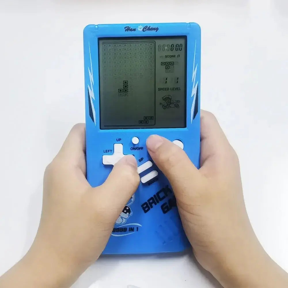 Classic Electronic Retro Puzzle Game Blue Large Screen