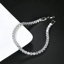 Gold Moissanite Tennis Bracelet