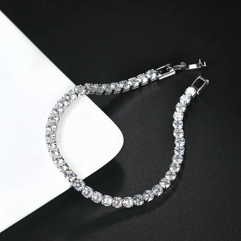 Gold Moissanite Tennis Bracelet — product image 5