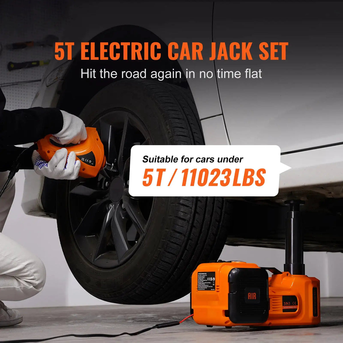 Ton Electric Hydraulic Jack Kit — product view 2