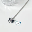 Hello Kitty Zircon Pendant Sparkling Elegance Jewelry