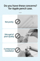 PZOZ For Apple Pencil 2 1st 2nd Case Portable Silicone Cover