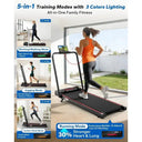 Foldable Incline Walking Pad Treadmill 3HP 300LBS Small Spaces
