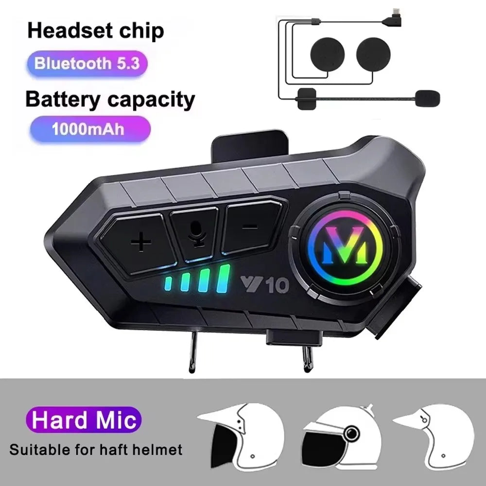 Bluetooth Motorcycle Helmet Calling Headset