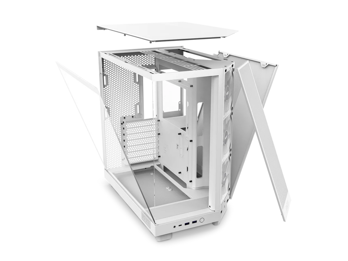 NZXT Flow RGB White Airflow Case — product view 6