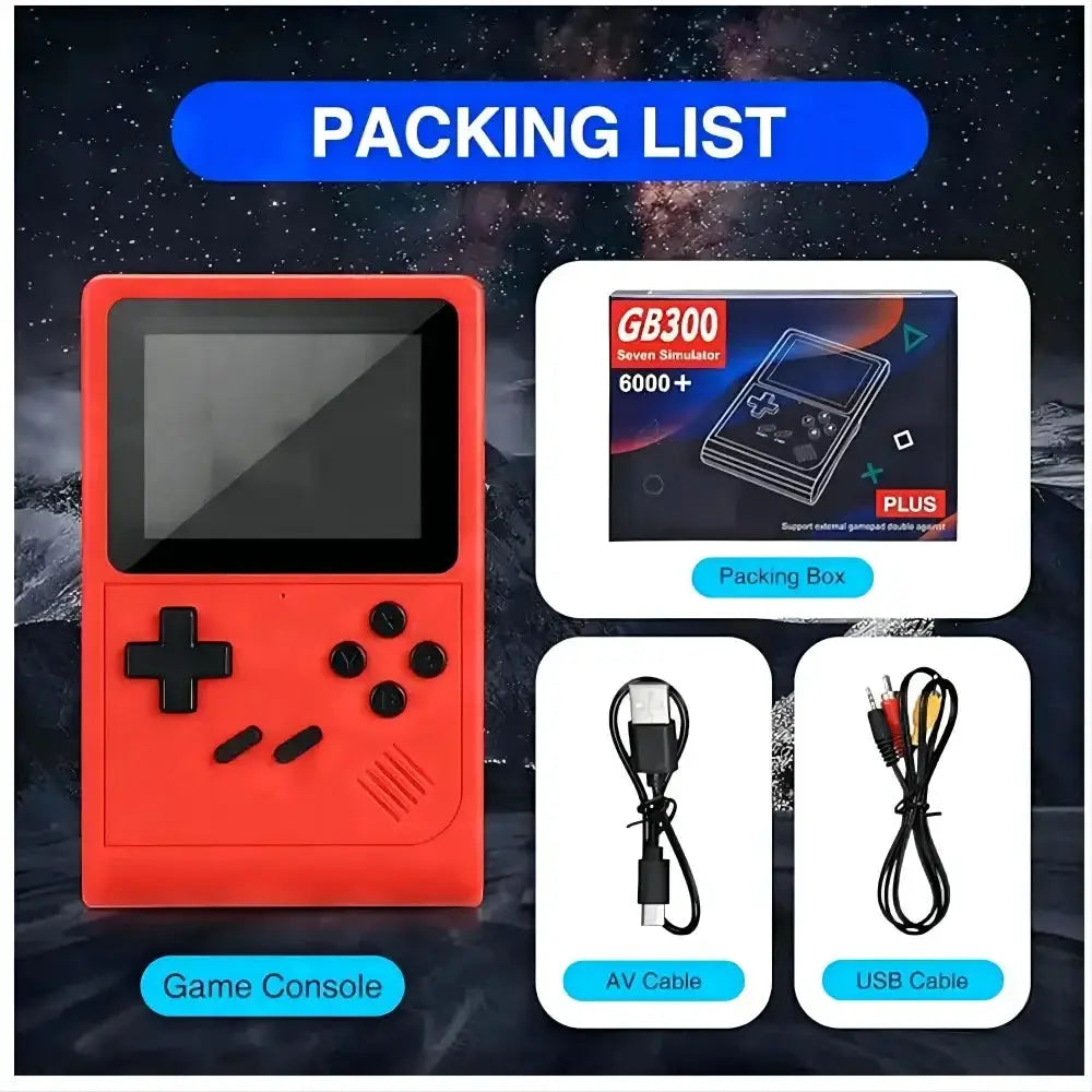 GB300 Portable Handheld Retro Console 3 Inch Game Player