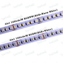 4 In 1 RGBW LED Strip SMD5050 12V 24V IP65 Waterproof Tape For Ambient Lighting