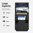 Black Slim Belt Wallet Zero