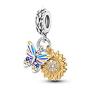 Charm Pendant Beads Sparkling Pav