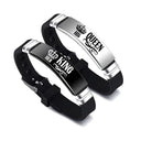 Couple Bracelets Set - Adjustable Stainless Steel