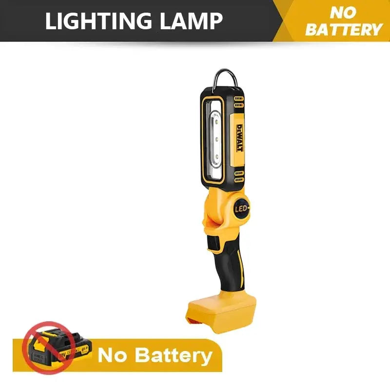 LED Work Light Portable Camping Torch 20V Battery Pack