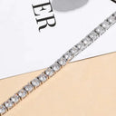 Sterling Silver Tennis Necklace