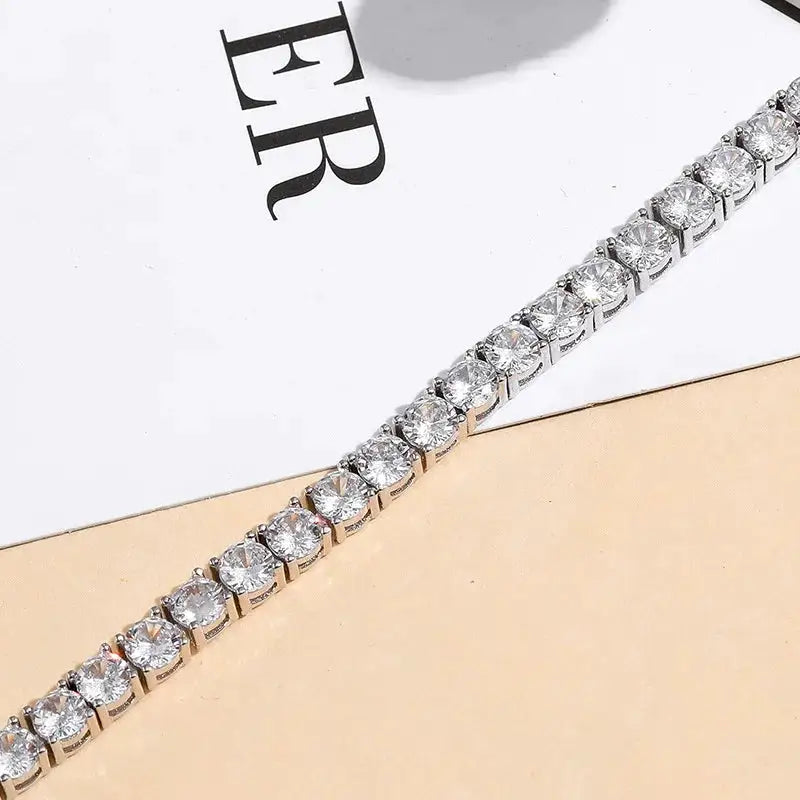 Sterling Silver Tennis Necklace — product image 3