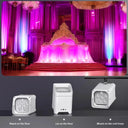 U'King 4PCS RGBUA UV LED Par Light 6x18W DMX