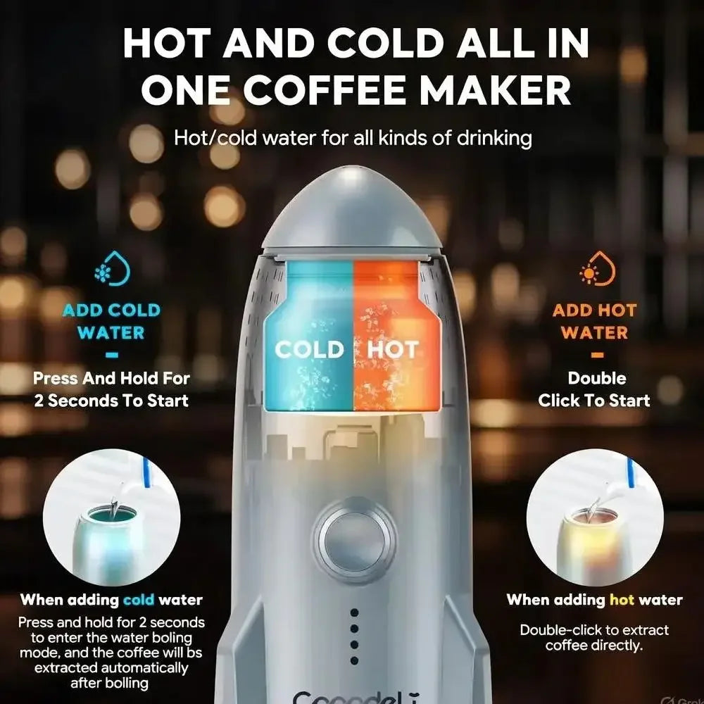 Portable Travel Electric Capsule Coffee Maker Espresso Pot — product view 6
