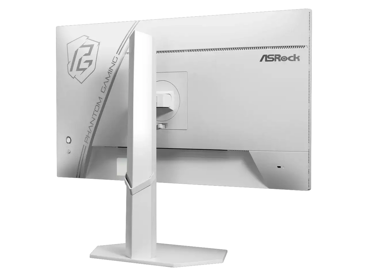 ASRock Phantom Gaming 27 inch QHD 2K 1440P 240Hz AMD FreeSync Premium 0.03ms HDR10 OLED White Gaming Computer Monitor with Height Adjustable, Swivel, Pivot & Tilt Stand PGO27QSA-W
