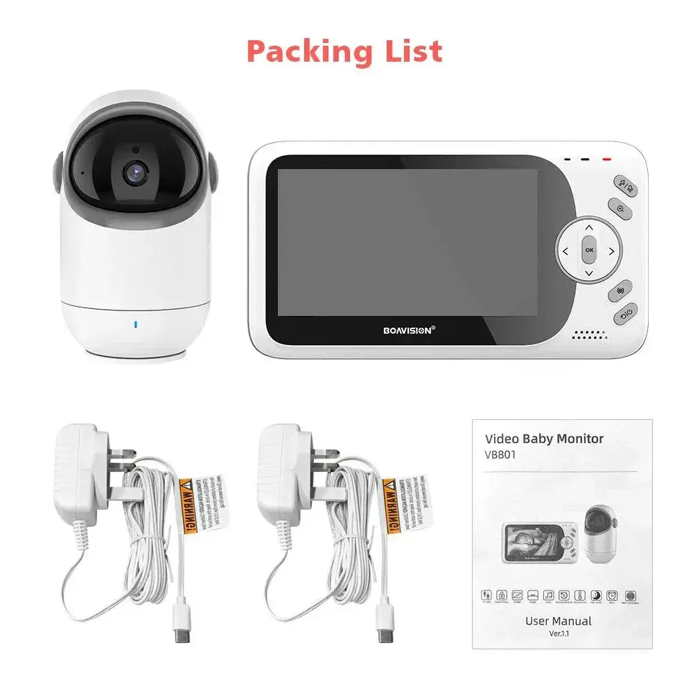 4.3 Inch Wireless Video Baby Monitor Night Vision Camera