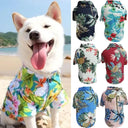 Hawaiian Style Pet Shirt Pineapple Print Dog Clothes