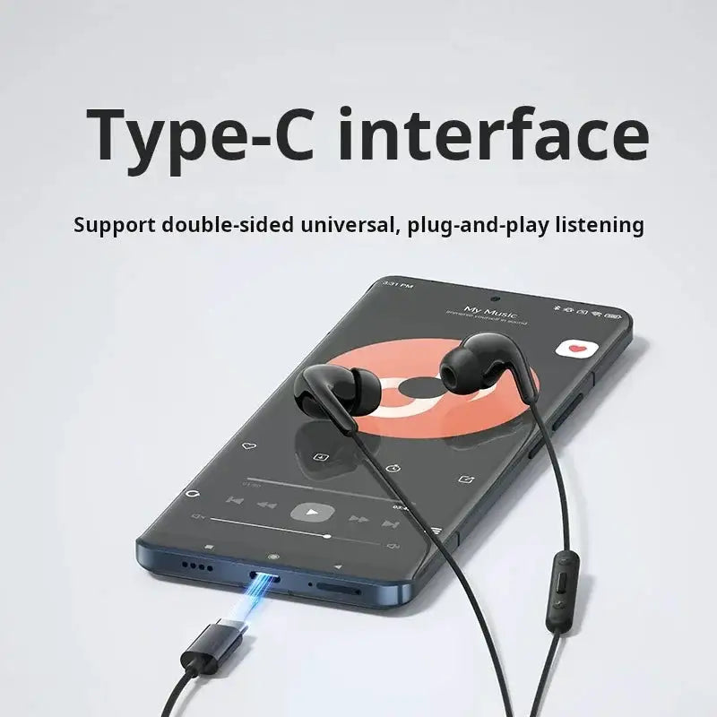 Original Xiaomi Type-C Earphones In-Ear HiFi Headset Sport Game headphones With Microphone for Phone Xiaomi Samsung Huawei