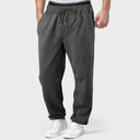 Men's Fleece Sweatpants High Waist Drawstring Joggers