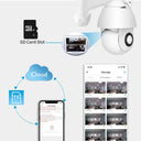 Smart PTZ Outdoor Camera for Home Security Monitor