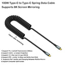 Retractable Usb C To Usb C Cable
