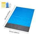 Large Lightweight Sand-Free Waterproof Outdoor Blanket for 4-6 Adults