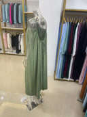 Women Strapless Backless Maxi Dress Sleepwear Loungewear Casual Loose Fit Summer