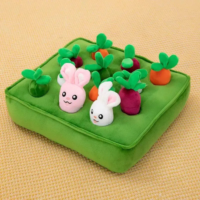 Carrot Snuffle Mat For Dogs Cats Puzzle Toy With 12 Carrots