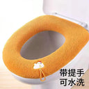 Winter Comfort Bidet Set: Soft Antibacterial Toilet Cover