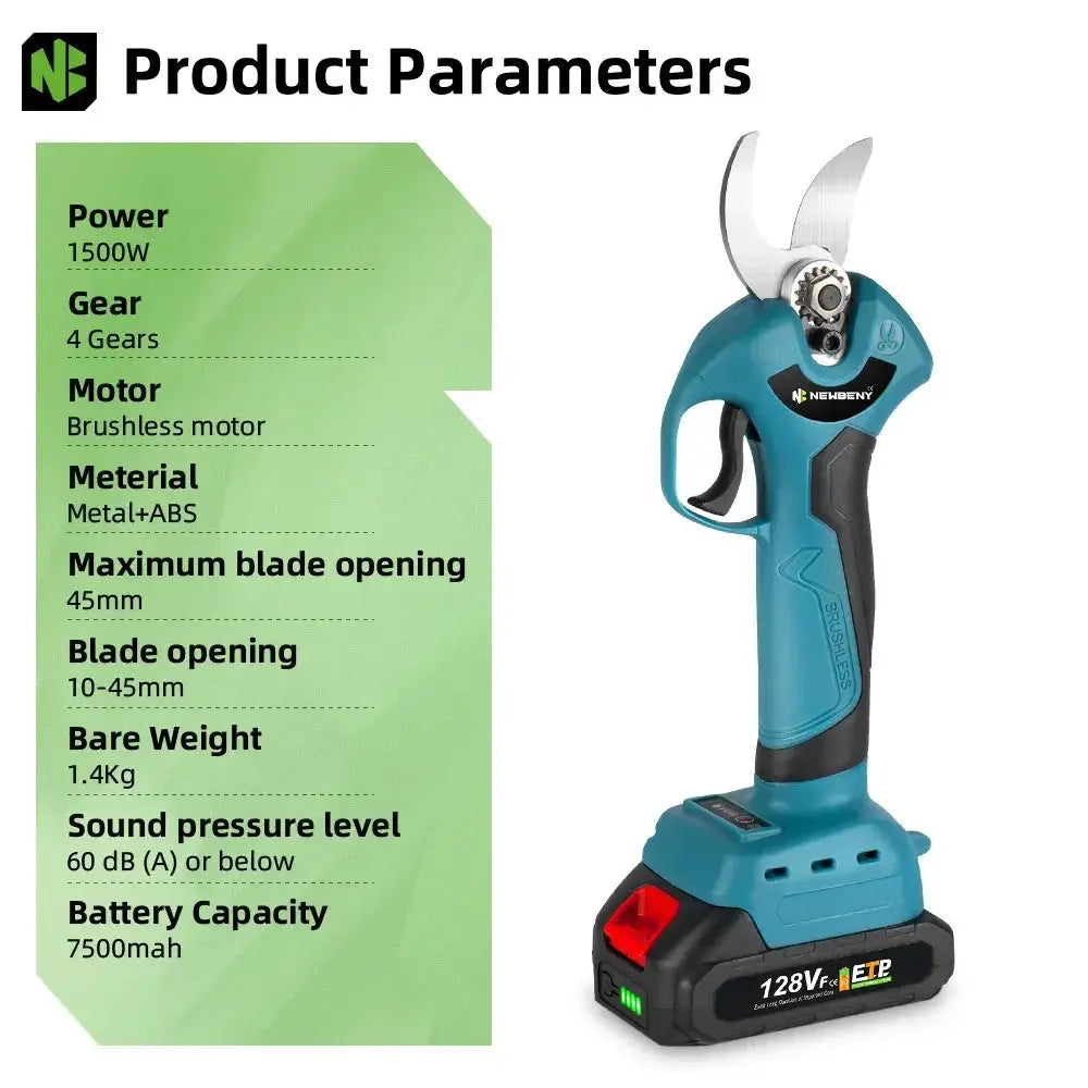 Yofidra 30mm Cordless Electric Pruning Shears 4 Gears