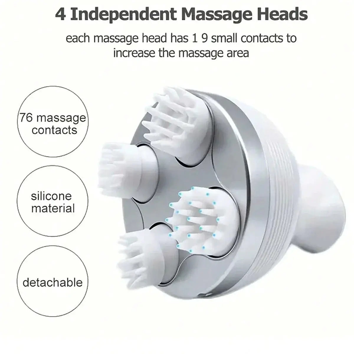 Electric Head Massager And Pet Massager For Deep Relaxation