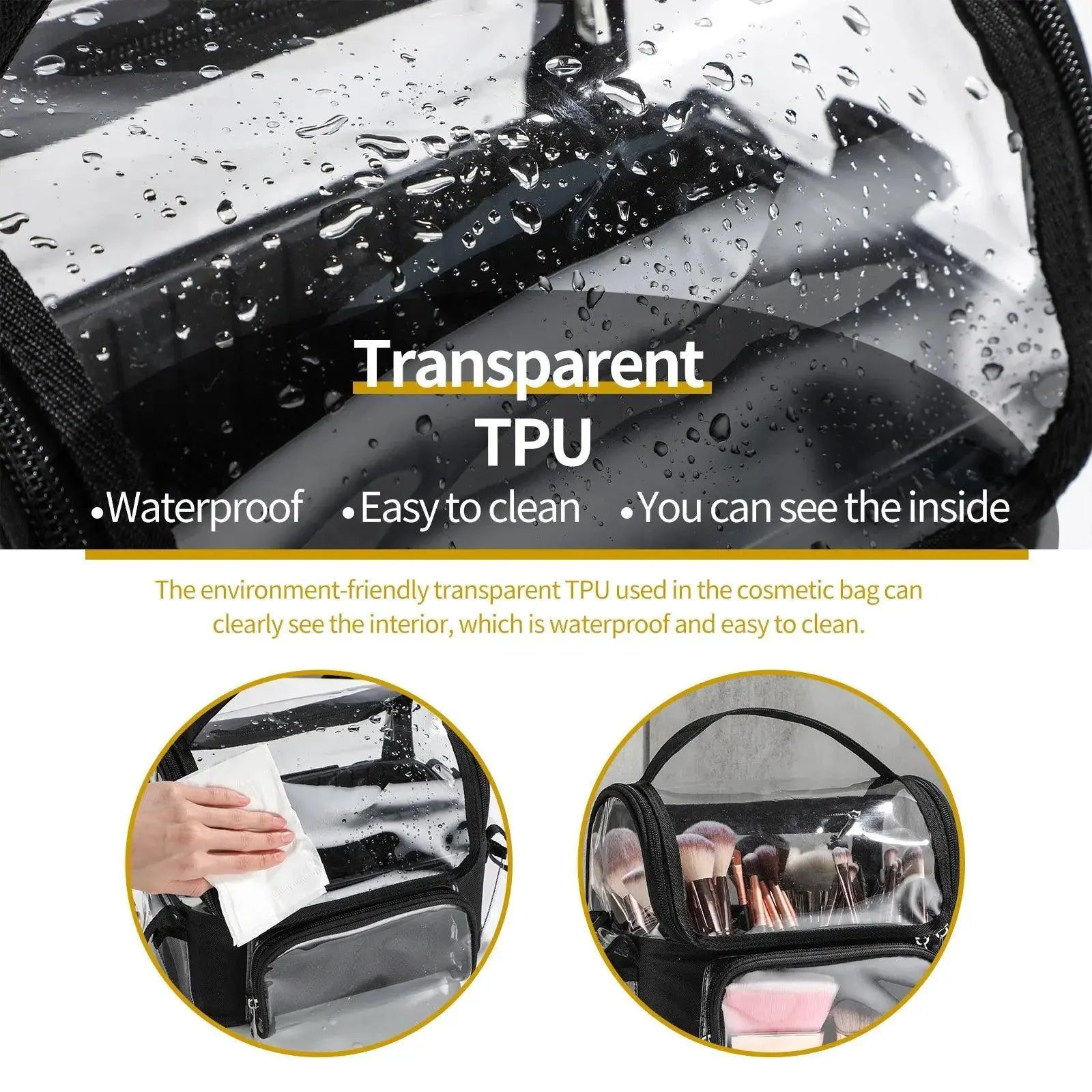 Professional Waterproof Makeup Tool Backpack for Beauty Pros