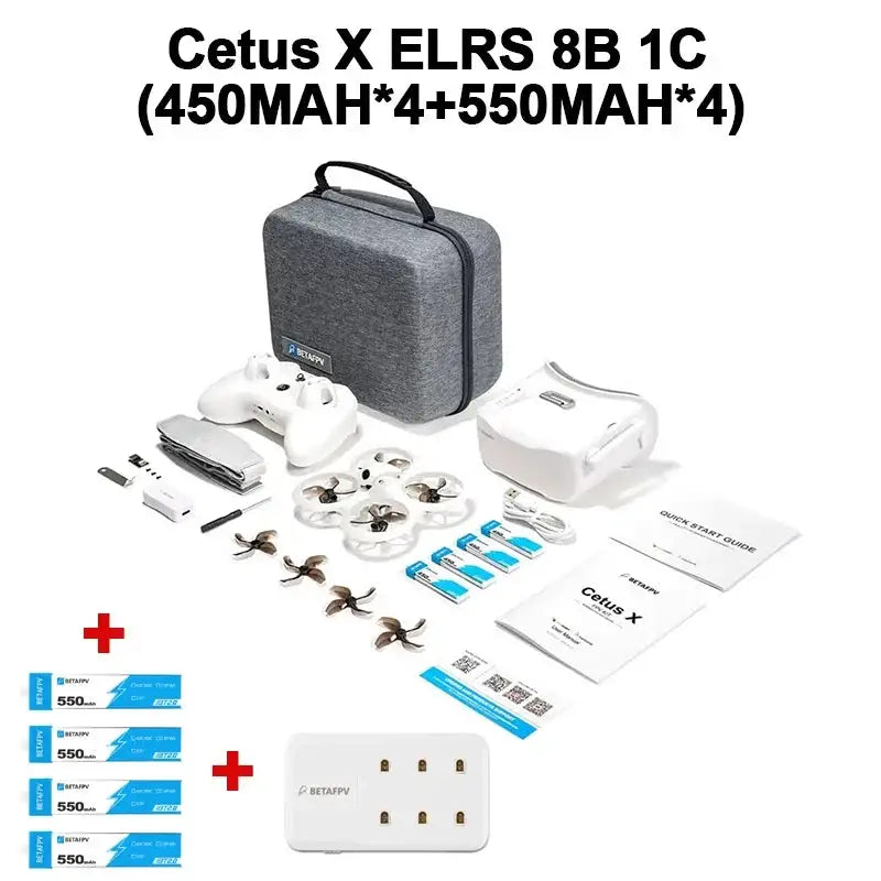 Cetus X FPV Kit Remote Radio Transmitter VR03 FPV Goggles C04 RC Mini Drones Brushless FPV Quadcopter