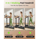 Akluer P3D Adjustable Height Desk Treadmill TwoPointFiveHP Office