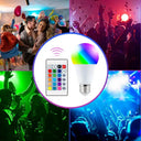Smart RGB LED Bulb - Dimmable Remote Control
