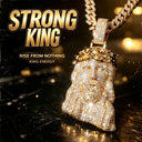 Sparkling Iced Out Jesus Head